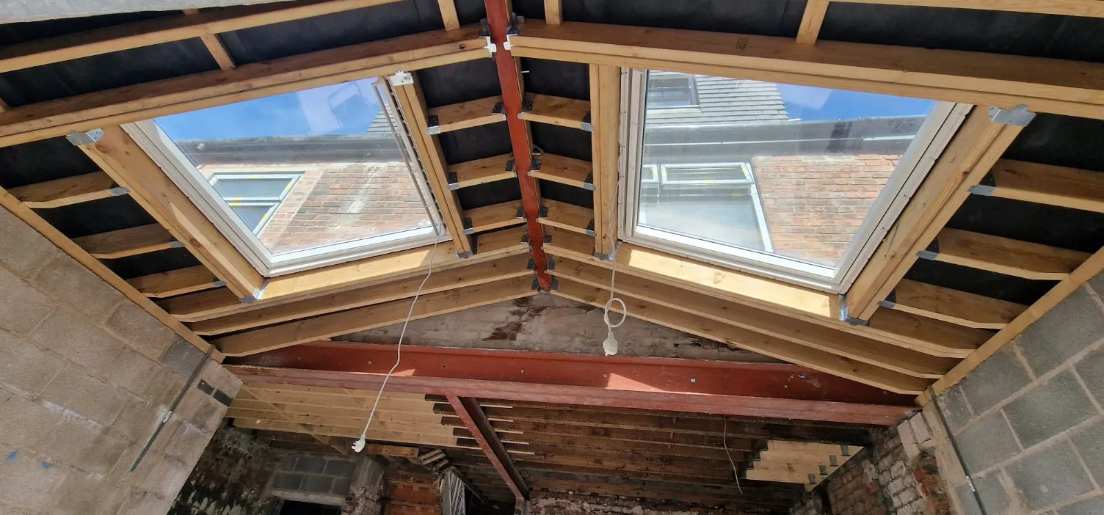 Timber work construction